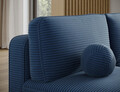 Coltar extensibil dreapta 3 locuri ELTAP, RT-40JAR, Livosa, 220x144x93 cm, lemn/poliester, albastru inchis