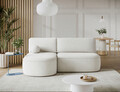 Coltar extensibil stanga 3 locuri ELTAP, LT-01ROY, Livosa, 220x144x93 cm, lemn/poliester, alb