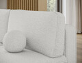 Coltar extensibil stanga 3 locuri ELTAP, LT-01ROY, Livosa, 220x144x93 cm, lemn/poliester, alb