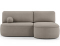 Coltar extensibil dreapta 3 locuri ELTAP, RT-18SO, Livosa, 220x144x93 cm, lemn/poliester, bej inchis