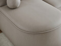 Coltar extensibil dreapta 3 locuri ELTAP, RT-18SO, Livosa, 220x144x93 cm, lemn/poliester, bej inchis
