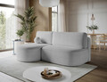 Coltar extensibil stanga 3 locuri ELTAP, LT-04CAL, Livosa, 220x144x93 cm, lemn/poliester, gri deschis