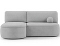 Coltar extensibil stanga 3 locuri ELTAP, LT-04CAL, Livosa, 220x144x93 cm, lemn/poliester, gri deschis