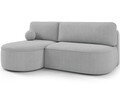 Coltar extensibil stanga 3 locuri ELTAP, LT-04CAL, Livosa, 220x144x93 cm, lemn/poliester, gri deschis