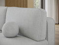 Coltar extensibil stanga 3 locuri ELTAP, LT-04CAL, Livosa, 220x144x93 cm, lemn/poliester, gri deschis