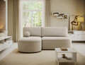 Coltar extensibil stanga 3 locuri ELTAP, LT-18CAL, Livosa, 220x144x93 cm, lemn/poliester, bej