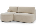 Coltar extensibil stanga 3 locuri ELTAP, LT-18CAL, Livosa, 220x144x93 cm, lemn/poliester, bej