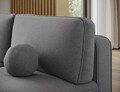 Coltar extensibil stanga 3 locuri ELTAP, LT-04PO, Livosa, 220x144x93 cm, lemn/poliester, gri inchis