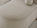 Coltar extensibil stanga 3 locuri ELTAP, LT-18ROY, Livosa, 220x144x93 cm, lemn/poliester, bej inchis
