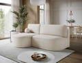 Coltar extensibil stanga 3 locuri ELTAP, LT-18JAR, Livosa, 220x144x93 cm, lemn/poliester, bej deschis
