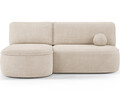 Coltar extensibil stanga 3 locuri ELTAP, LT-18JAR, Livosa, 220x144x93 cm, lemn/poliester, bej deschis
