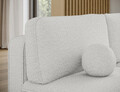 Coltar extensibil dreapta 3 locuri ELTAP, RT-01ROY, Livosa, 220x144x93 cm, lemn/poliester, alb