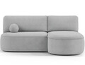 Coltar extensibil dreapta 3 locuri ELTAP, RT-04CAL, Livosa, 220x144x93 cm, lemn/poliester, gri deschis