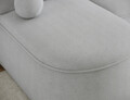 Coltar extensibil dreapta 3 locuri ELTAP, RT-04CAL, Livosa, 220x144x93 cm, lemn/poliester, gri deschis