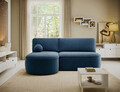 Coltar extensibil stanga 3 locuri ELTAP, LT-40JAR, Livosa, 220x144x93 cm, lemn/poliester, albastru inchis