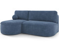 Coltar extensibil stanga 3 locuri ELTAP, LT-40JAR, Livosa, 220x144x93 cm, lemn/poliester, albastru inchis