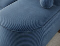 Coltar extensibil stanga 3 locuri ELTAP, LT-40JAR, Livosa, 220x144x93 cm, lemn/poliester, albastru inchis