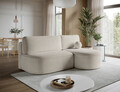 Coltar extensibil dreapta 3 locuri ELTAP, RT-18CAL, Livosa, 220x144x93 cm, lemn/poliester, bej