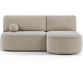 Coltar extensibil dreapta 3 locuri ELTAP, RT-18CAL, Livosa, 220x144x93 cm, lemn/poliester, bej