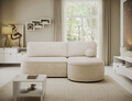Coltar extensibil dreapta 3 locuri ELTAP, RT-18JAR, Livosa, 220x144x93 cm, lemn/poliester, bej deschis