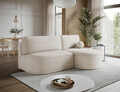 Coltar extensibil dreapta 3 locuri ELTAP, RT-18JAR, Livosa, 220x144x93 cm, lemn/poliester, bej deschis