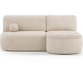 Coltar extensibil dreapta 3 locuri ELTAP, RT-18JAR, Livosa, 220x144x93 cm, lemn/poliester, bej deschis