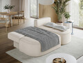 Coltar extensibil dreapta 3 locuri ELTAP, RT-18JAR, Livosa, 220x144x93 cm, lemn/poliester, bej deschis