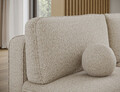 Coltar extensibil dreapta 3 locuri ELTAP, RT-18ROY, Livosa, 220x144x93 cm, lemn/poliester, bej inchis