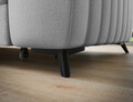 Coltar extensibil stanga 5 locuri ELTAP, LT-03NU, Kanedo, 269x204x86 cm, lemn/poliester, gri deschis