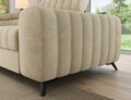 Coltar extensibil stanga 5 locuri ELTAP, LT-18AU, Kanedo, 269x204x86 cm, lemn/poliester, bej