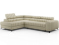 Coltar extensibil stanga 5 locuri ELTAP, LT-04MO, Kanedo, 269x204x86 cm, lemn/poliester, bej