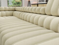 Coltar extensibil stanga 5 locuri ELTAP, LT-04MO, Kanedo, 269x204x86 cm, lemn/poliester, bej