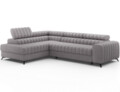 Coltar extensibil stanga 5 locuri ELTAP, LT-04PAO, Kanedo, 269x204x86 cm, lemn/poliester, gri