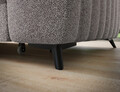 Coltar extensibil stanga 5 locuri ELTAP, LT-04PAO, Kanedo, 269x204x86 cm, lemn/poliester, gri
