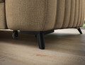 Coltar extensibil stanga 5 locuri ELTAP, LT-20NU, Kanedo, 269x204x86 cm, lemn/poliester, maro