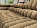 Coltar extensibil stanga 5 locuri ELTAP, LT-20NU, Kanedo, 269x204x86 cm, lemn/poliester, maro