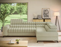 Coltar extensibil dreapta 5 locuri ELTAP, RT-04MO, Kanedo, 269x204x86 cm, lemn/poliester, bej