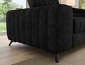 Coltar extensibil dreapta 5 locuri ELTAP, RT-06AU, Kanedo, 269x204x86 cm, lemn/poliester, negru