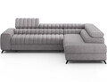 Coltar extensibil dreapta 5 locuri ELTAP, RT-04PAO, Kanedo, 269x204x86 cm, lemn/poliester, gri