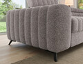 Coltar extensibil dreapta 5 locuri ELTAP, RT-04PAO, Kanedo, 269x204x86 cm, lemn/poliester, gri