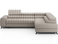 Coltar extensibil dreapta 5 locuri ELTAP, RT-18RAQ, Kanedo, 269x204x86 cm, lemn/poliester, bej inchis