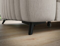 Coltar extensibil dreapta 5 locuri ELTAP, RT-18RAQ, Kanedo, 269x204x86 cm, lemn/poliester, bej inchis