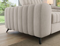 Coltar extensibil dreapta 5 locuri ELTAP, RT-18RAQ, Kanedo, 269x204x86 cm, lemn/poliester, bej inchis
