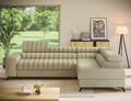 Coltar extensibil dreapta 5 locuri ELTAP, RT-18AU, Kanedo, 269x204x86 cm, lemn/poliester, bej
