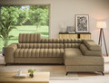 Coltar extensibil dreapta 5 locuri ELTAP, RT-20NU, Kanedo, 269x204x86 cm, lemn/poliester, maro