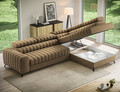 Coltar extensibil dreapta 5 locuri ELTAP, RT-20NU, Kanedo, 269x204x86 cm, lemn/poliester, maro