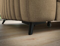 Coltar extensibil dreapta 5 locuri ELTAP, RT-20NU, Kanedo, 269x204x86 cm, lemn/poliester, maro