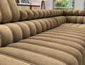 Coltar extensibil dreapta 5 locuri ELTAP, RT-20NU, Kanedo, 269x204x86 cm, lemn/poliester, maro