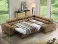 Coltar extensibil dreapta 5 locuri ELTAP, RT-20NU, Kanedo, 269x204x86 cm, lemn/poliester, maro