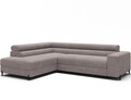 Coltar extensibil stanga 5 locuri ELTAP, Colesio, 274x200x93 cm, lemn/poliester, gri
